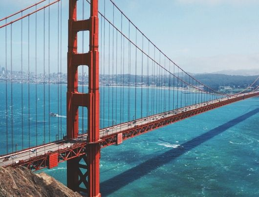 Golden gate in San Francisco