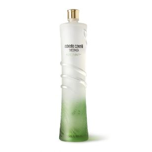 Vodka Roberto Cavalli - coating dégradé blanc et vert