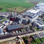 Feuquières, France - Usine verre et décor