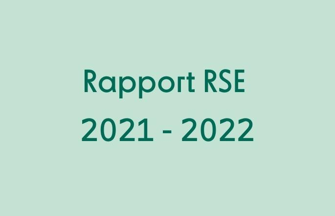 Rapport RSE 2021 - 2022