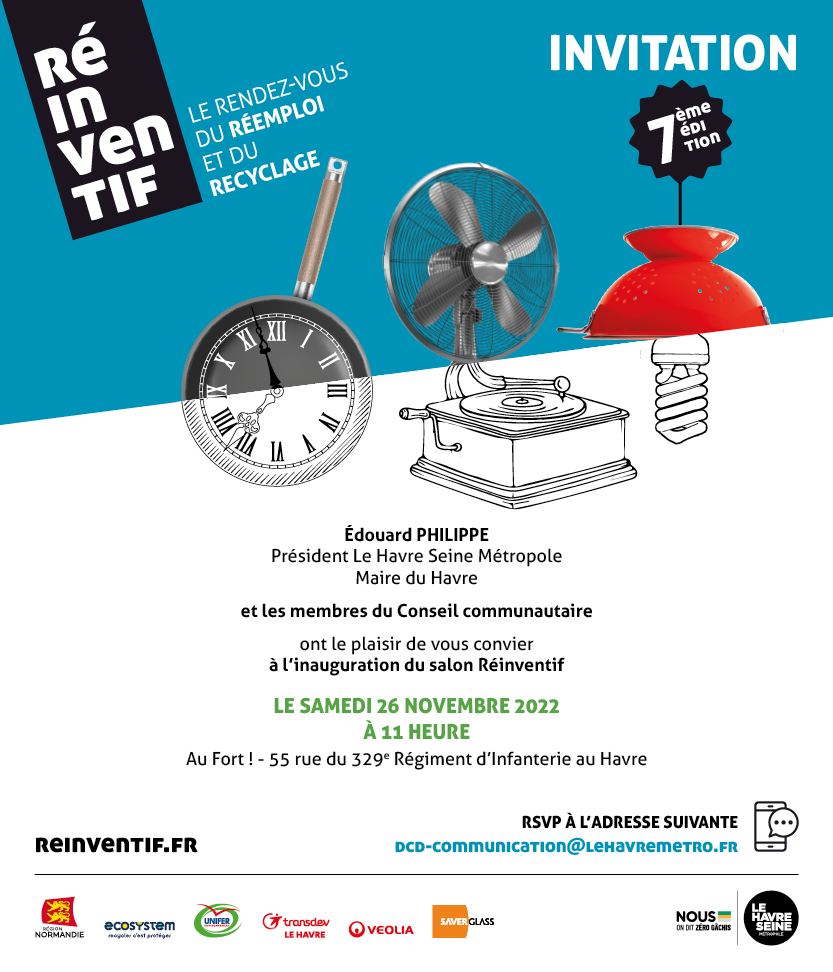 E-Invitation Inauguration Réinventif 2022