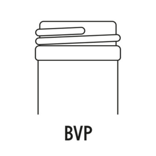 BVP screw finish for spirits Diagram of the BVP screw finish, designed for a spirits bottle.