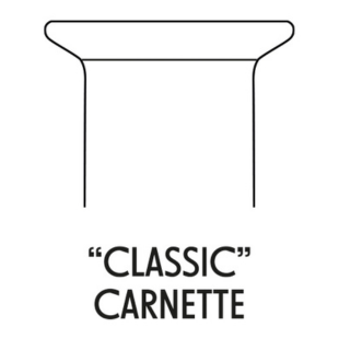 'Classic' Carnette finish Technical drawing of the bottle finish, 'Classic' Carnette model.