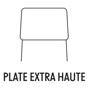 Schéma d'une bague de bouchage plate et extra haute.