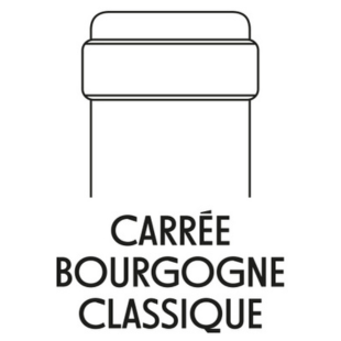 Schéma de la bague de bouteille de vin de type Carrée Bourgogne Classique.
