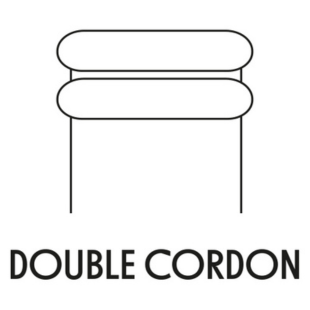 Bague Double Cordon Schéma de la bague de bouteille de vin de type Double Cordon.