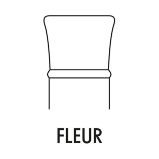 Flower finish Diagram of a Flower type wine bottle finish.